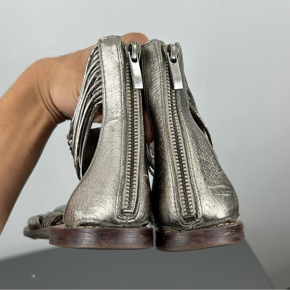 Sam Edelman Metallic Fringe Sandals - Picture 4 of 5